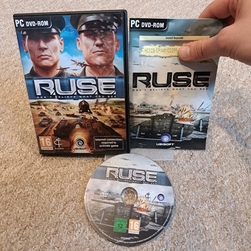 Pc dvd rom video game - r.u.s.e., dvd-rom