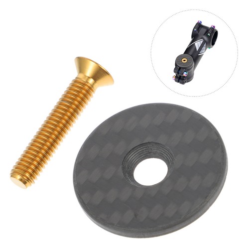 Titanium alloy bike cap - alloy,