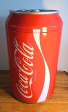 Coca Cola Vintage Mini Fridge Retro 240v / 12v Round 48cm Fully Tested Working