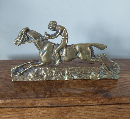 Horse and jockey racing - and,