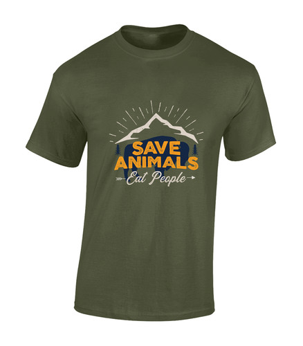 Save animals eat people - eat, t