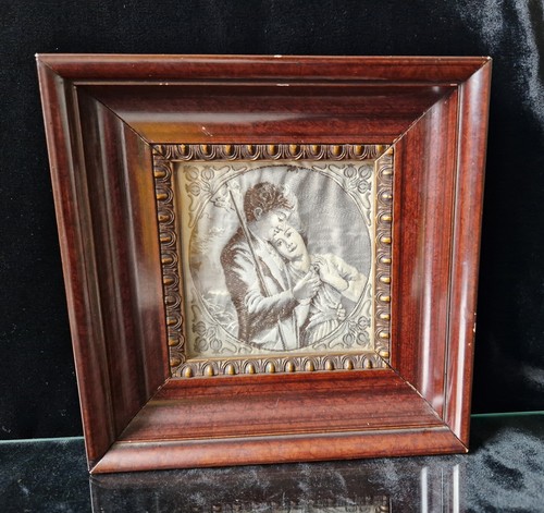 French woven silk framed - woven,