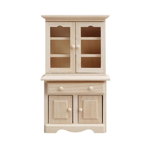 Cabinet with shelves paintable - with,