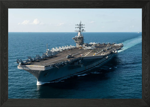 Aircraft carrier framed wall - aircraft,