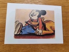 Mickey & Pluto Disney Images Postcard - Animation 1948 'Pluto's Purchase'
