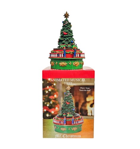 Christmas tree with train - tree,