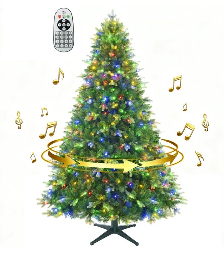 Pre lit rotating christmas - rotating,