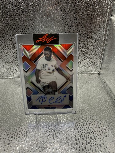 Pele autograph card - autograph, numbered