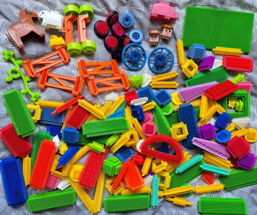 Large bundle stickle bricks - large, of