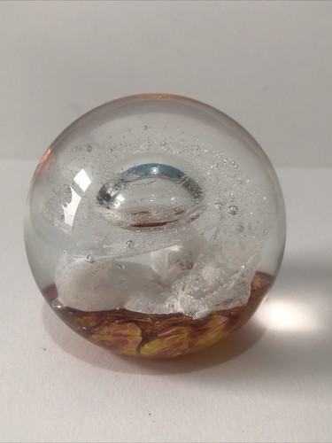 Selkirk paperweight amber - selkirk,