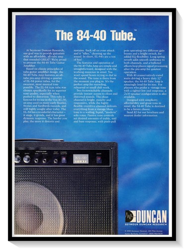 Duncan tube guitar amp - guitar,