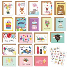 20x Mixed Happy Birthday Cards