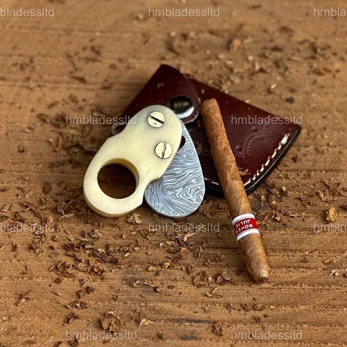 Handmade damascus steel cigar - damascus,
