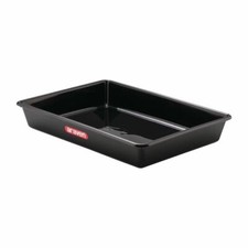 Araven Deep Food Tray Black