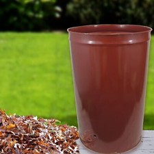 Large steel incinerator bin - large,