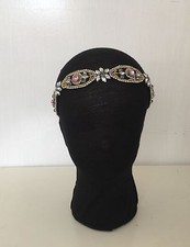 Silver diamante pink black - silver,
