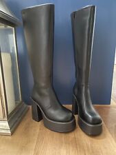 Buffalo X Sinead Gorey Chunky Black Platform Boots - Vegan Leather