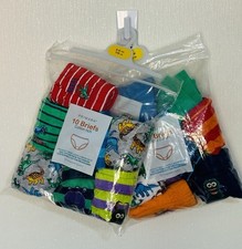 Boys Briefs Underwear 17 Pieces Age 5-6 Years NEW Multicolour Primark