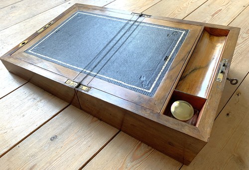 Antique mahogany wood - mahogany, writing
