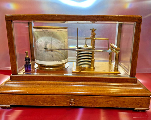 Rare short mason barograph - rare, &