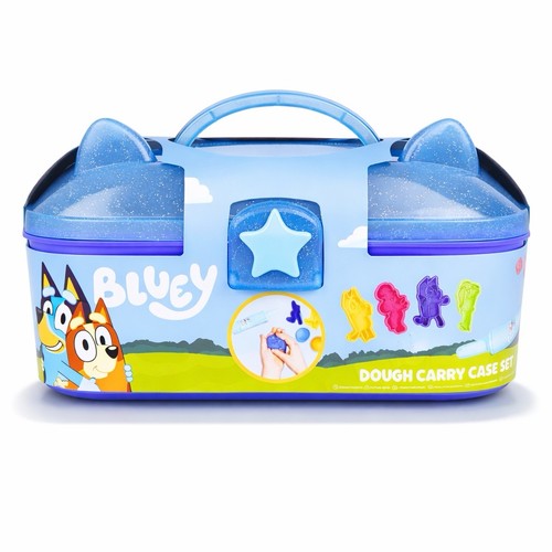 Bluey dough carry case set - bluey,