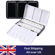 Empty Watercolor Palette With