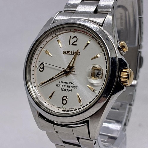 Seiko kinetic date - date, 5m42-0j20