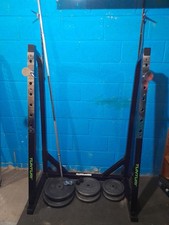 Squat Rack, Barbell & Weights