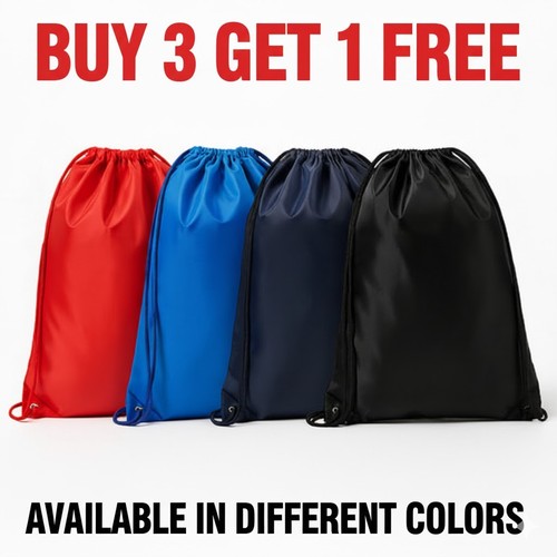 Nylon drawstring rucksack - drawstring, bag