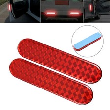 2x Rear Self-Adhesive Red