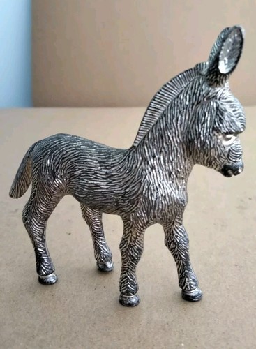 Donkey nativity figurine cast - donkey,