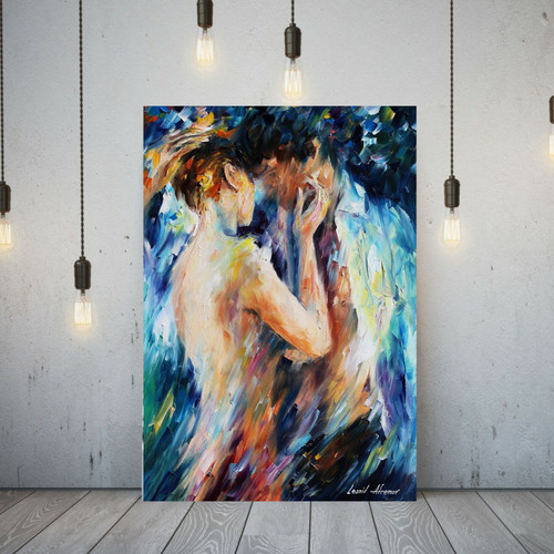 Leonid afremov kiss passion - of,