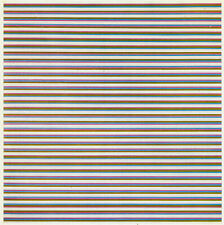 Rise 2 Bridget Riley print in 11 x 14 inch mount (choice of black or white)