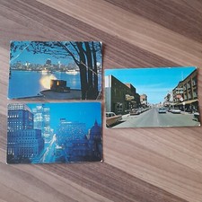 Canadian Vintage Postcards X3 See Photographs