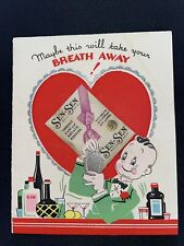 Vintage Valentine Card SEN-SEN