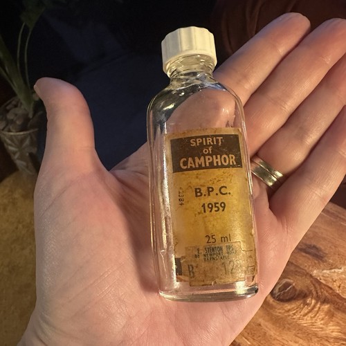 1959 spirit camphor empty - 1959,