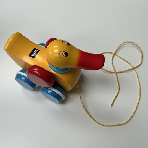 Vintage brio wooden pull along - vintage,