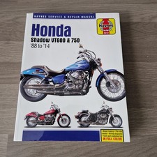 Honda Shadow VT600 & 750 '88 to '14 (Haynes Service & Repair Manual)