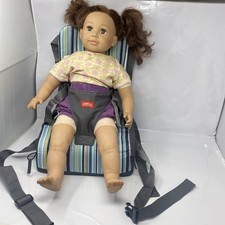 Nuby Travel Booster Seat, Folds Into A Handy Bag Waterproof Easy Travel & Clean