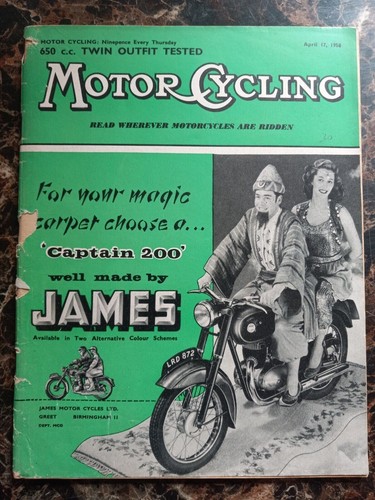 Motor cycling apr - 17, 1958
