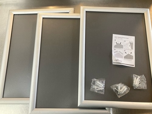 Silver snap frames poster - silver,