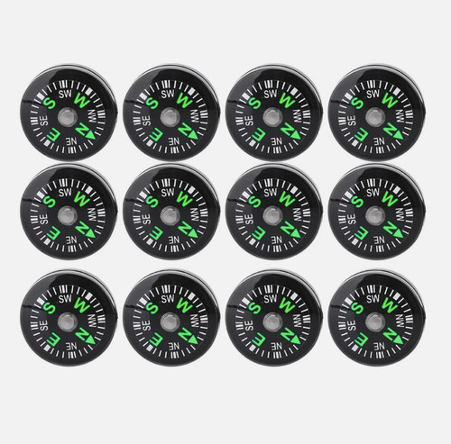 12x20mm mini button compass - button,
