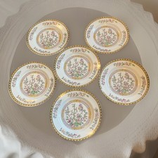 Washington Pottery Ltd Ironstone Indian Tree Side Plate x 6