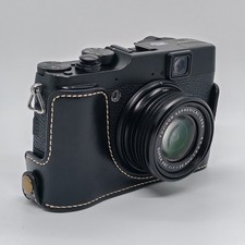 Leather half case - half, fuji