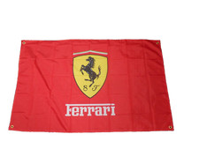 FORMULA 1 FERRARI FLAG WITH ITALIAN COLOURS- F1 Flag 5x3ft , LECLERC / SAINZ