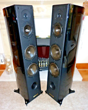 High End Sonus Faber Domus Grand Piano Speakers -Made in Italy- Free Chord wires