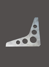 Corner plate 125 x 125mm -