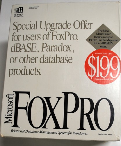 Microsoft foxpro nib - microsoft,