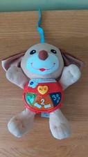 Vtech Little Singing Puppy Dog Interactive 4 Songs + 15 Melodies Ages 3 Months+