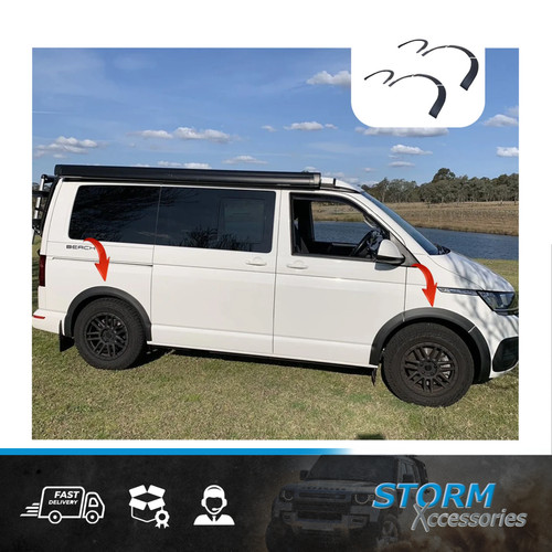 Wheel arch trims matte black - trims,